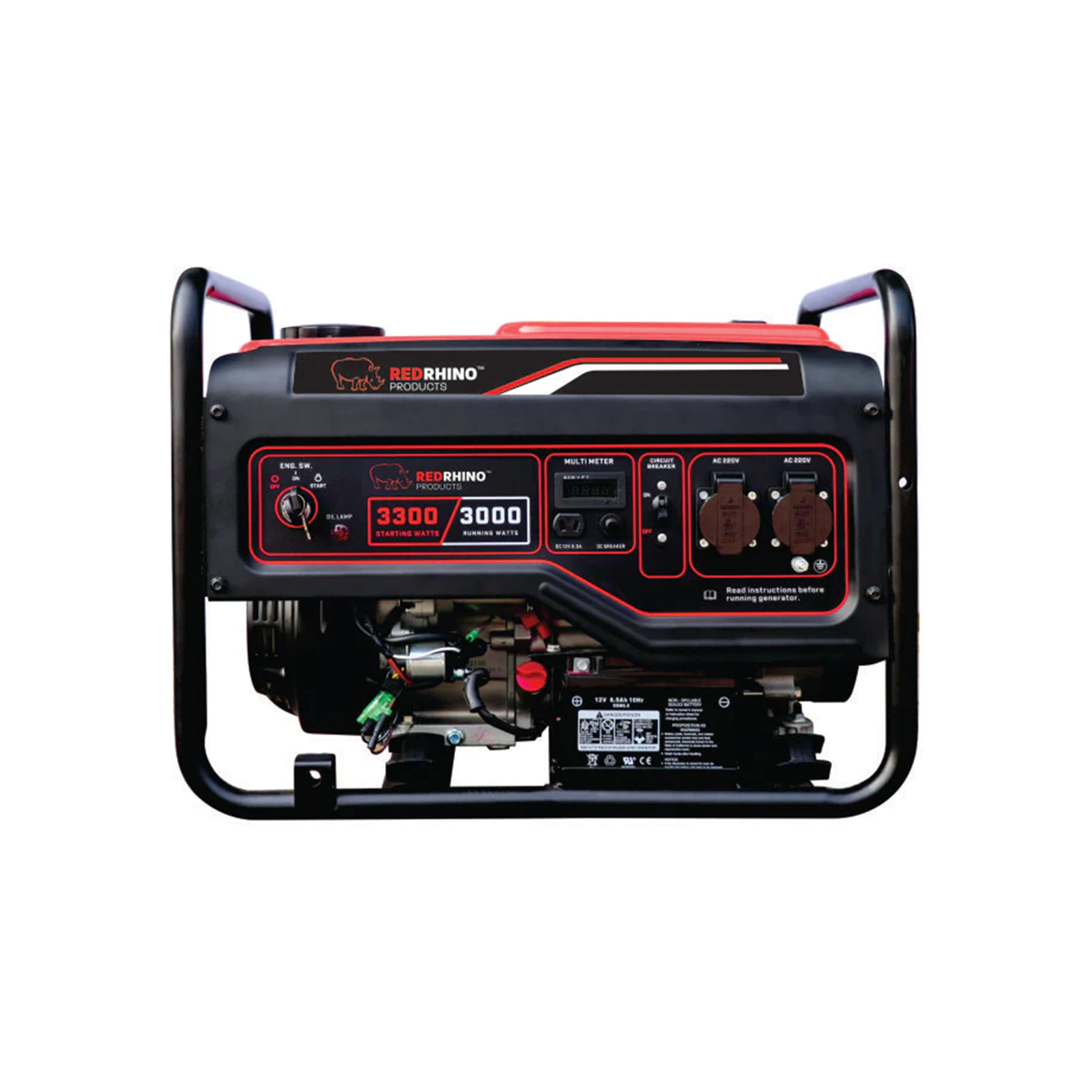 Red Rhino 2.8KW Petrol Generator (Electric Start)